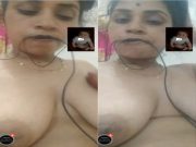 Desi Bhabhi Shows her Boobs and Pussy Masturbating Part 3