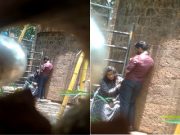 Desi Lovers Out Door Romance and Blowjob