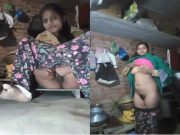Desi Village Girl Showing her Boobs and Pussy