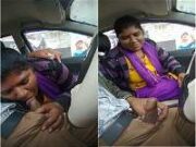 Desi Wife Sucking Dick in Car