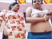 Horny Bhabhi Shows Her Boobs and Ass