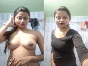 Sexy Desi Girl Shows her Boobs part 2