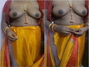 Telugu Bhabhi Boobs Video Record By HuBby